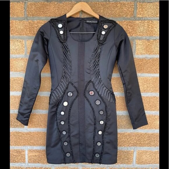 Marjan Pejoski Stapless Embellished Dress size xs - Picture 2 of 11